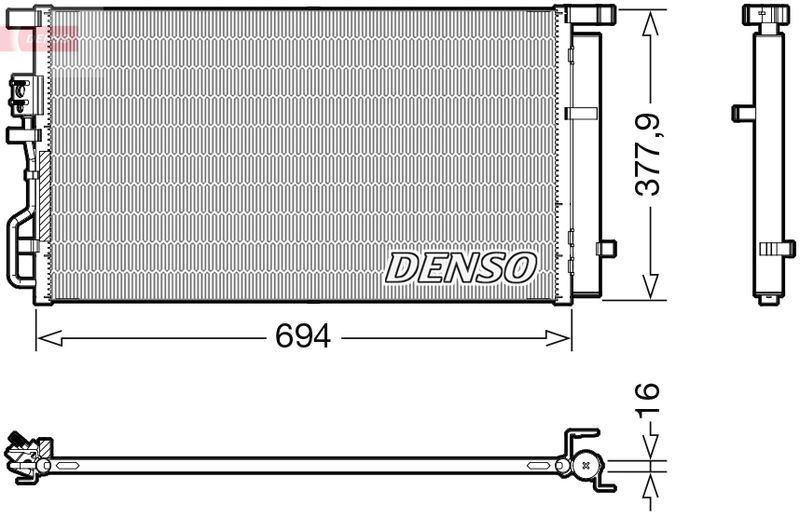Skraplacz, klimatyzacja Denso DCN41019