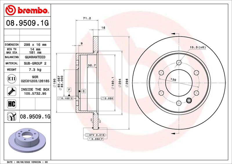 Zestaw do hamulców, hamulce tarczowe BREMBO KT 10 028