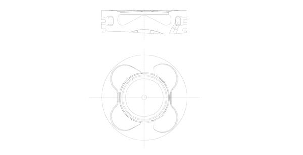 Tłok MAHLE 081 pi 00102 002