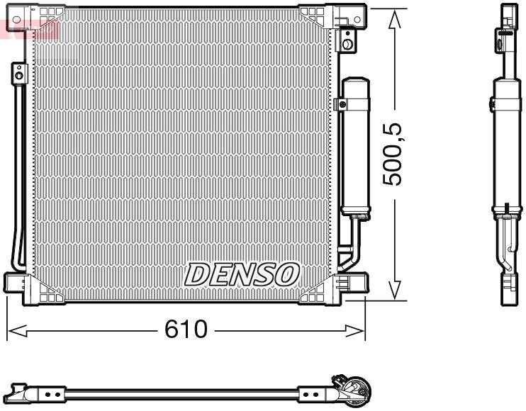 Skraplacz, klimatyzacja Denso DCN45013