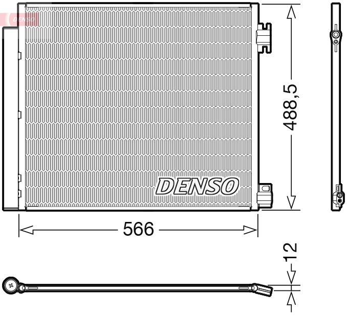 Skraplacz, klimatyzacja Denso DCN46026
