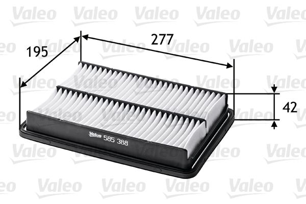 Filtr powietrza VALEO 585388