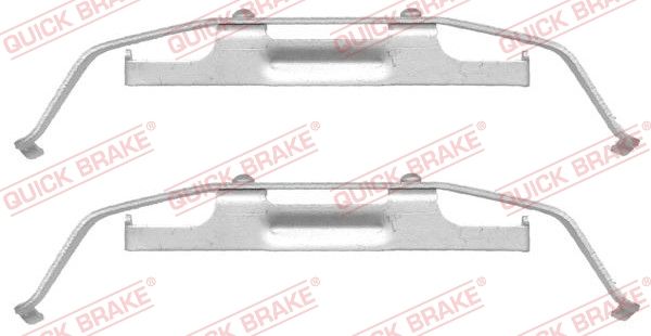 Zestaw akcesoriów, klocki hamulcowe QUICK BRAKE 109-1642
