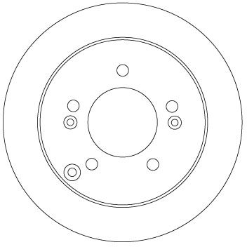 Tarcza hamulcowa TRW DF6919