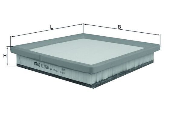 Filtr powietrza KNECHT LX 3580