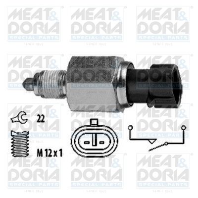 Przełącznik, światło cofania MEAT & DORIA 36033