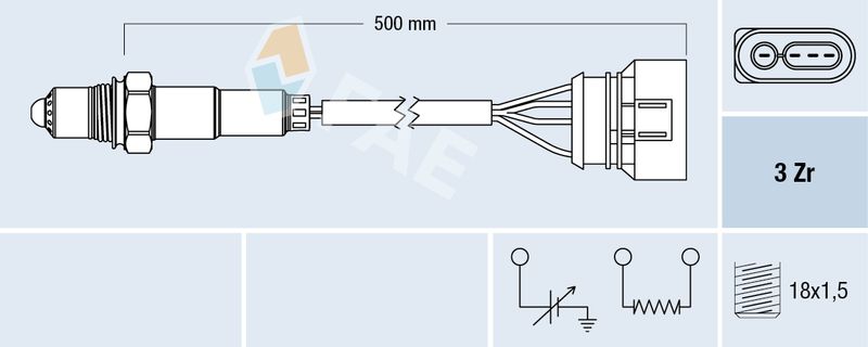 Sonda lambda FAE 77779