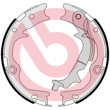 Zestaw szczęk hamulcowych BREMBO S 30 537