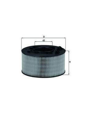 Filtr powietrza MAHLE LX759