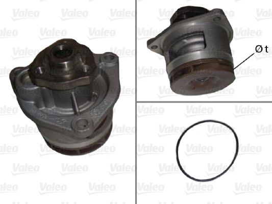 Pompa wody, chłodzenie silnika VALEO 506657