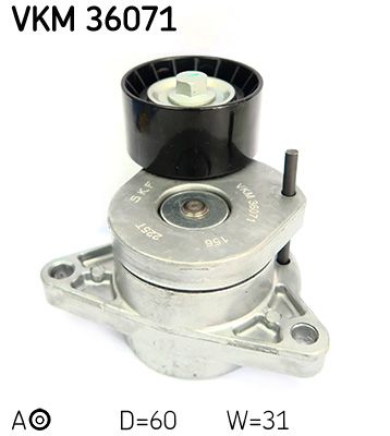 Rolka napinacza, pasek klinowy wielorowkowy SKF VKM 36071
