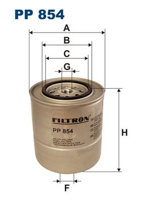 Filtr paliwa FILTRON pp 854