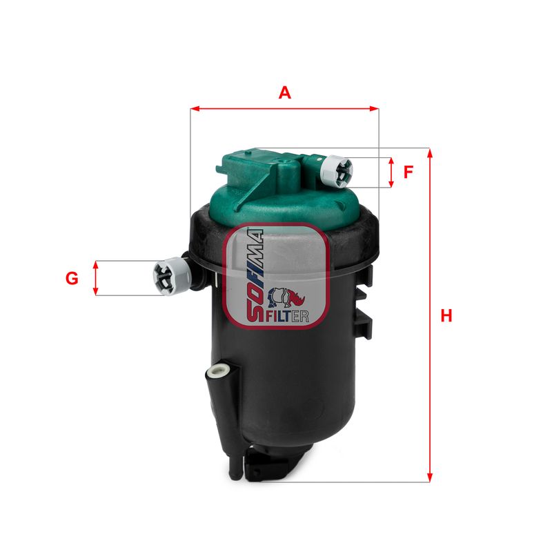 Filtr paliwa SOFIMA S 5181 GC