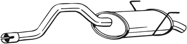 Tłumik końcowy BOSAL 200-157