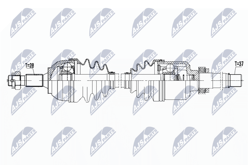 Wał napędowy NTY NPW-PE-041