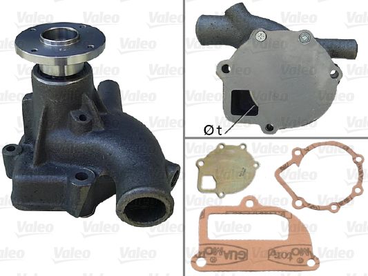 Pompa wody, chłodzenie silnika VALEO 506779