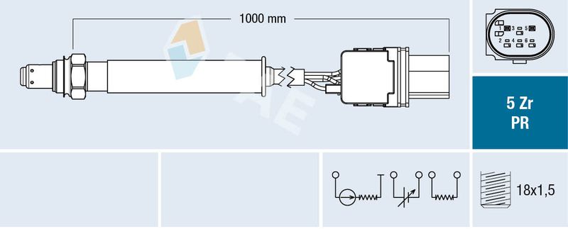 Sonda lambda FAE 75114