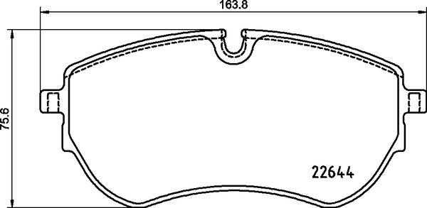 Zestaw klocków hamulcowych, hamulce tarczowe BREMBO P 85 173