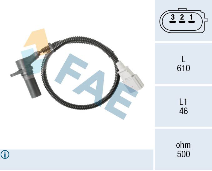 Generator impulsów, wał korbowy FAE 79115