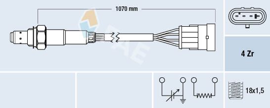 Sonda lambda FAE 77161