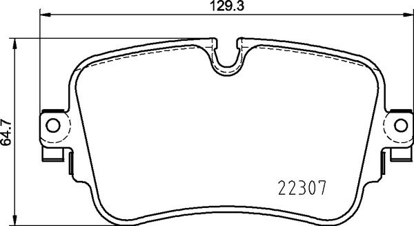 Zestaw klocków hamulcowych, hamulce tarczowe BREMBO P 85 161