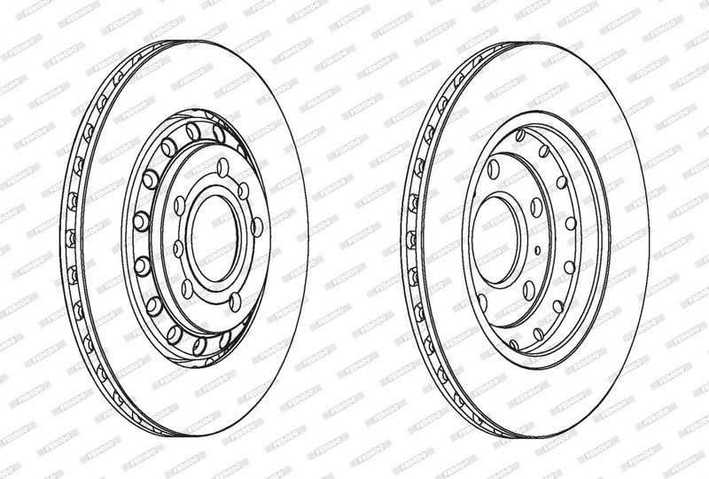 Tarcza hamulcowa FERODO DDF1934C