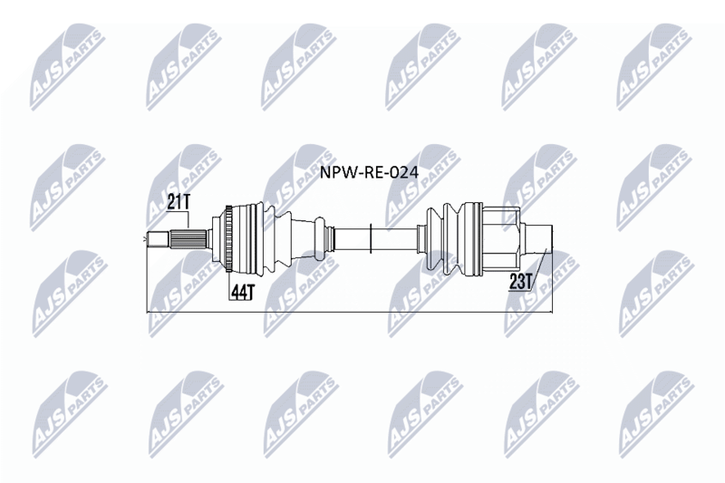 Wał napędowy NTY NPW-RE-024