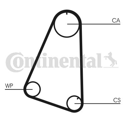 Pasek rozrządu CONTINENTAL CTAM CT504