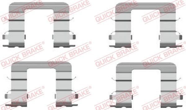 Zestaw akcesoriów, klocki hamulcowe QUICK BRAKE 109-1696