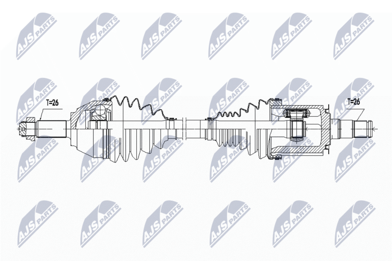 Wał napędowy NTY NPW-BM-143