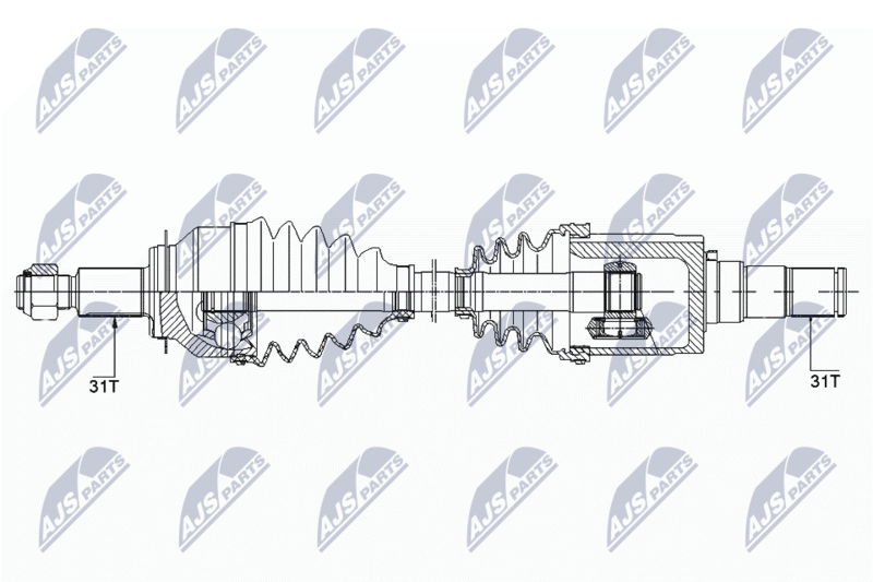 Wał napędowy NTY NPW-MZ-040