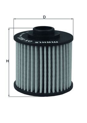Filtr oleju MAHLE OX803
