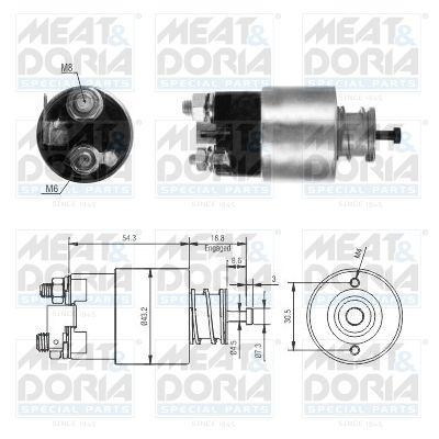 Włącznik elektromagnetyczny, rozrusznik MEAT & DORIA 46317
