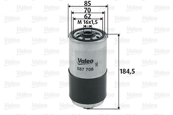 Filtr paliwa VALEO 587708