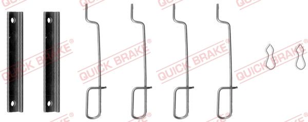 Zestaw akcesoriów, klocki hamulcowe QUICK BRAKE 109-0992