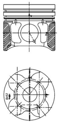 Tłok KOLBENSCHMIDT 40179600
