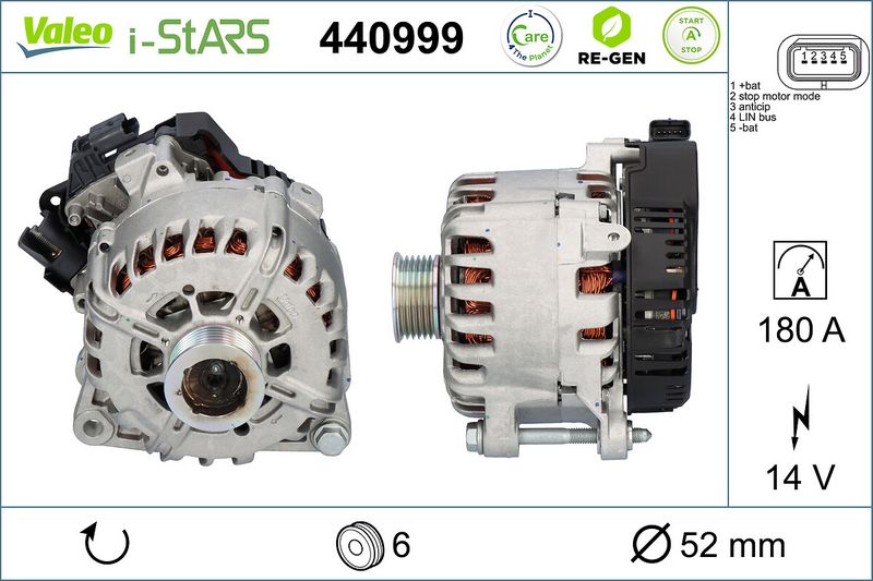 Rozrusznikoalternator VALEO 440999