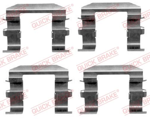 Zestaw akcesoriów, klocki hamulcowe QUICK BRAKE 109-1664