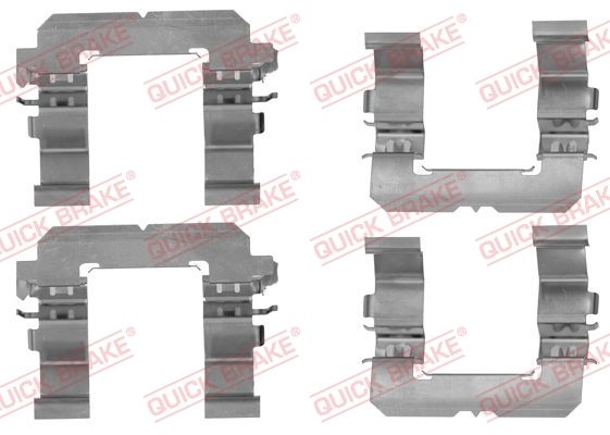 Zestaw akcesoriów, klocki hamulcowe QUICK BRAKE 109-1756