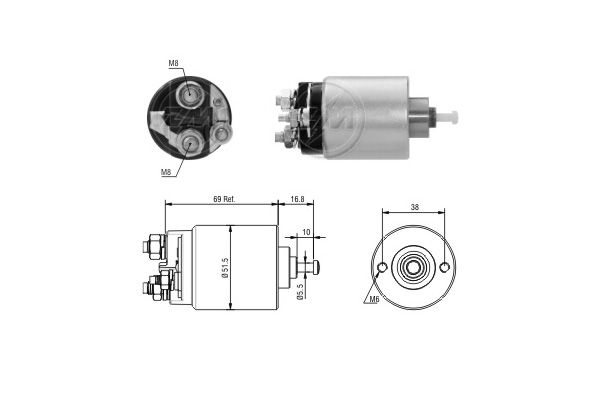 Włącznik elektromagnetyczny, rozrusznik ERA ZM961