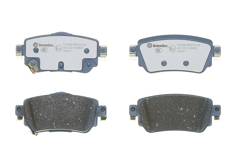 Zestaw klocków hamulcowych, hamulce tarczowe BREMBO P 56 098E