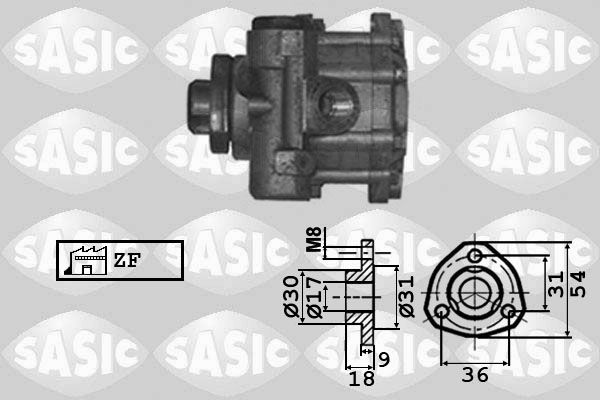 Pompa hydrauliczna, układ kierowniczy SASIC 7076031