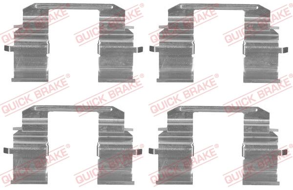 Zestaw akcesoriów, klocki hamulcowe QUICK BRAKE 109-1833