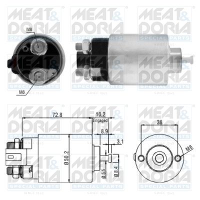 Włącznik elektromagnetyczny, rozrusznik MEAT & DORIA 46156