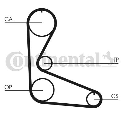 Pasek rozrządu CONTINENTAL CTAM ct702