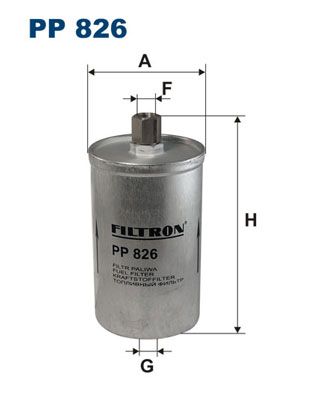 Filtr paliwa FILTRON pp 826