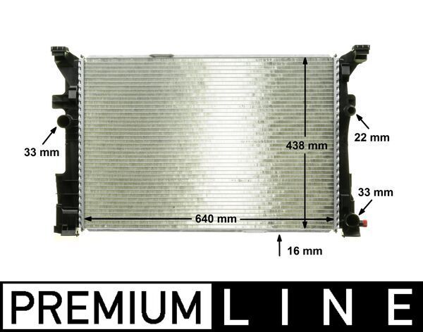 Chłodnica, układ chłodzenia silnika MAHLE CR2169000P