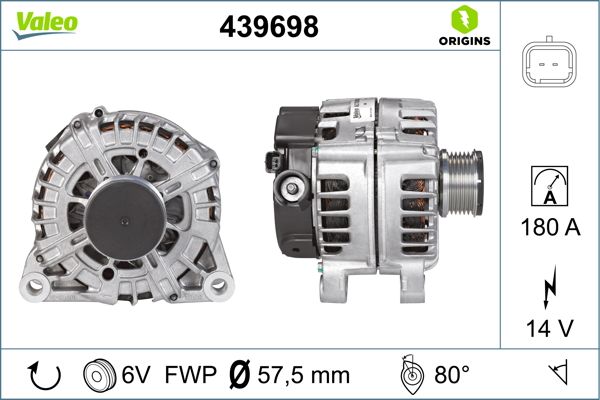 Alternator VALEO 439698