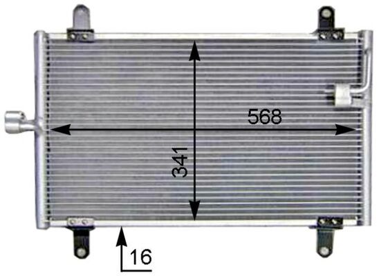 Skraplacz, klimatyzacja MAHLE AC514000S