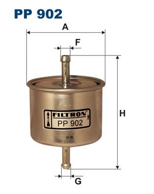 Filtr paliwa FILTRON pp 902